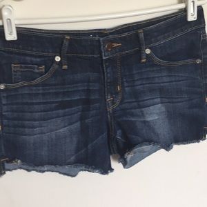 Mid-rise Denim Shorts